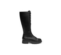 Schnürstiefel NERO GIARDINI "Nero Giardini Stiefel Leder", Damen, Gr. 37, schwarz, Leder, Schuhe Schnürstiefel (54387469-37) schwarz