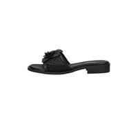 Pantolette NERO GIARDINI "Nero Giardini Pantoletten Leder", Damen, Gr. 39, schwarz, Leder, Schuhe Pantolette (60196101-39) schwarz