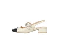 Nero Giardini Pumps Leder Schwarz/Beige - 37
