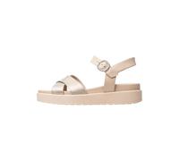 Plateausandaletten NERO GIARDINI "Nero Giardini Sandalen Leder", Damen, Gr. 39, beige, Leder, casual, Schuhe (43087248-39) beige