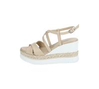 Nero Giardini Sandalen Leder Beige/Weiß - 40