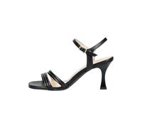 High-Heel-Sandalette NERO GIARDINI "Nero Giardini Sandalen Leder", Damen, Gr. 37, schwarz, Leder, Schuhe (85331741-37) schwarz