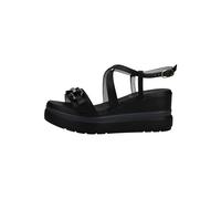 High-Heel-Sandalette NERO GIARDINI "Nero Giardini Sandalen Leder", Damen, Gr. 39, schwarz, Leder, Schuhe (62464019-39) schwarz