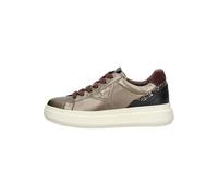 Plateausneaker NERO GIARDINI "Nero Giardini Sneaker Leder/Synthetik", Damen, Gr. 39, braun, Leder, Synthetik, Schuhe Plateausneaker (36639947-39) braun