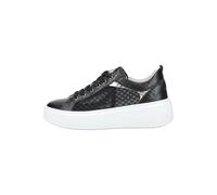 Plateausneaker NERO GIARDINI "Nero Giardini Sneaker Leder/Textil", Damen, Gr. 37, schwarz, Leder, Textil, Schuhe Plateausneaker (73540668-37) schwarz