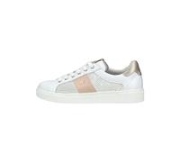 Sneaker NERO GIARDINI "Nero Giardini Sneaker Leder", Damen, Gr. 39, weiß, gold, Leder, Schuhe Sneaker (68951360-39) weiß, gold