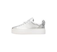 Nero Giardini Sneaker Lederimitat Silber - 37