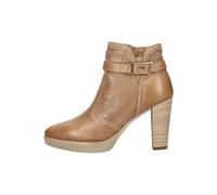 High-Heel-Stiefelette NERO GIARDINI "Nero Giardini Stiefelette Leder", Damen, Gr. 40, hellbraun, Leder, Schuhe (20400208-40) hellbraun