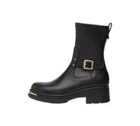 Stiefelette NERO GIARDINI "Nero Giardini Stiefelette Leder/Synthetik", Damen, Gr. 40, schwarz, Leder, Synthetik, Schuhe (82391139-40) schwarz