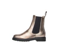 Stiefelette NERO GIARDINI "Nero Giardini Stiefelette Leder/Textil", Damen, Gr. 39, gold, Leder, Textil, casual, Schuhe (78293538-39) gold
