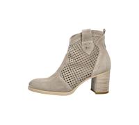 Stiefelette NERO GIARDINI "Nero Giardini Stiefelette Veloursleder", Damen, Gr. 40, beige, Veloursleder, Schuhe Stiefelette (82695127-40) beige