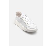 Sneaker NERO GIARDINI "Nero Giardini Sneaker Leder", Damen, Gr. 40, weiß, Leder, Schuhe Sneaker (24566052-40) weiß