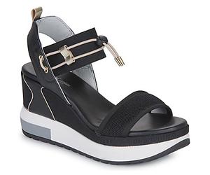 NeroGiardini Keilabsatzsandalen E307753D-100 in Schwarz 36