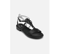Riemchensandale NERO GIARDINI "Nero Giardini Sandalen Leder", Damen, Gr. 39, schwarz, Leder, Schuhe Riemchensandale (33301640-39) schwarz
