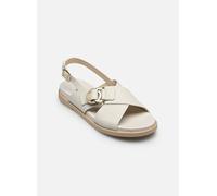 Riemchensandale NERO GIARDINI "Nero Giardini Sandalen Leder", Damen, Gr. 40, weiß, Leder, Schuhe Riemchensandale (85308835-40) weiß