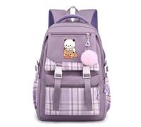 Nesthome Damen Mädchen Bubu and Dudu Schultasche Campus Backpack Nylon Wasserdicht Daypacks Damen Freizeitrucksack Teenager Rucksäcke Modisch Schule Bag