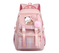 Nesthome Damen Mädchen Bubu and Dudu Schultasche Campus Backpack Nylon Wasserdicht Daypacks Damen Freizeitrucksack Teenager Rucksäcke Modisch Schule Bag
