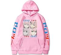 Nesthome Darling in The FRANXX Zero Two 02 Merch Casual Fashion Anime Hooded Sweatshirt Unisex Hoodies