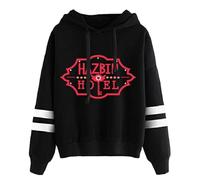 Nesthome Herren Damen Hazbin Hotel Sweatshirt Anime Cosplay Hoody Charlie Morningstar Vaggie Pullover Casual Langarm Jacket