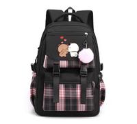 Nesthome Junge Mädchen Tagesrucksäcke Bubu und Dudu Schulrucksack Anime Schulranzen Damen Wasserdicht Rucksack Teenager Schule Bag