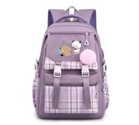 Nesthome Junge Mädchen Tagesrucksäcke Bubu und Dudu Schulrucksack Anime Schulranzen Damen Wasserdicht Rucksack Teenager Schule Bag