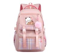 Nesthome Mädchen Bubu and Dudu I Love You Funny Gift Schultasche Campus Backpack Nylon Wasserdicht Daypacks Damen Freizeitrucksack Teenager Rucksäcke Modisch Schule Bag