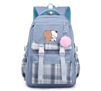 Nesthome Mädchen Bubu and Dudu I Love You Funny Gift Schultasche Campus Backpack Nylon Wasserdicht Daypacks Damen Freizeitrucksack Teenager Rucksäcke Modisch Schule Bag