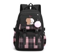 Nesthome Mädchen Bubu and Dudu I Love You Funny Gift Schultasche Campus Backpack Nylon Wasserdicht Daypacks Damen Freizeitrucksack Teenager Rucksäcke Modisch Schule Bag