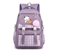 Nesthome Mädchen Bubu and Dudu I Love You Funny Gift Schultasche Campus Backpack Nylon Wasserdicht Daypacks Damen Freizeitrucksack Teenager Rucksäcke Modisch Schule Bag