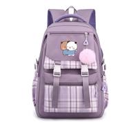 Nesthome Mädchen Bubu and Dudu Schultasche Campus Backpack Nylon Wasserdicht Daypacks Damen Freizeitrucksack Teenager Rucksäcke Modisch Schule Bag