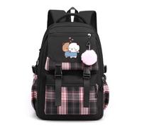 Nesthome Mädchen Bubu and Dudu Schultasche Campus Backpack Nylon Wasserdicht Daypacks Damen Freizeitrucksack Teenager Rucksäcke Modisch Schule Bag