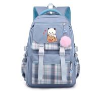 Nesthome Mädchen Bubu and Dudu Schultasche Campus Backpack Nylon Wasserdicht Daypacks Damen Freizeitrucksack Teenager Rucksäcke Modisch Schule Bag