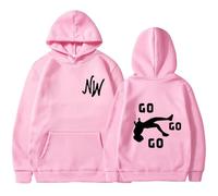 Nesthome Nidal Wonder Merch Kapuzenpullover Hoodie Für Männer Und Frauen 2D Singer Bedruckter Pullover Harajuku Streetwear Lässige Hip Hop Oberteile Vintage Unisex Pullover XXS-4XL Grün Lila