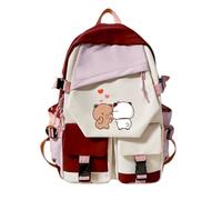Nesthome Unisex Junge Mädchen Tagesrucksäcke Panda Bär Umarmung Bubu und Dudu Schulrucksack Anime Schulranzen Damen Wasserdicht Rucksack Teenager Schule Bag