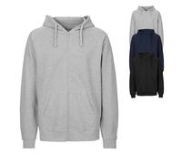 NET63301 Tiger Cotton by Neutral Unisex Tiger Baumwolle Kapuzenjacke Sport Grey M