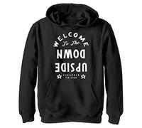 Netflix Kids Stranger Things Welcome to The Upside Down Youth Pullover Hoodie, Marineblau meliert, L