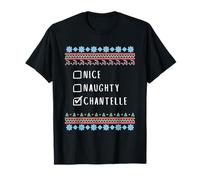 Nett Frech Weihnachten Chantelle Hässlicher Pulli T-Shirt