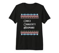 Nett Frech Weihnachten Romano Hässlicher Pulli Premium T-Shirt