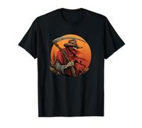 Netter Sensenmann mit Cowboyhut Kostüm T-Shirt