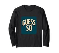 Nettes Guess So Logo Langarmshirt