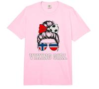 Nettes norwegisches Mädchen Norwegen Cheer Slogan Match Born Princess Comfort Colors Adult Heavyweight T-Shirt