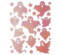 Netuno Naplamki Bügel-Flicken Geister 20x30 cm Flicken zum Aufbügeln für Kinder Aufbügelflicken klein Patches Mädchen Jungen Bügelbilder selbst gestalten Bügelpatches Set Reparatur Aufbügler Flexfolie