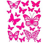 Netuno Naplamki Bügel-Flicken Schmetterlinge 20 x 30 cm Flicken zum Aufbügeln für Kinder Aufbügelflicken klein Patches Mädchen Jungen Bügelbilder selbst gestalten Bügelpatches Set Reparatur Aufbügler