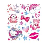 Netuno Naplamki Bügelflicken Einhorn 15 x 20 cm Kinder Flicken zum Aufbügeln Aufbügelflicken Patches Jungen Mädchen Bügel-Patches für Textilien Jeans T-Shirt Aufbügler Aufkleber zum Aufbügeln