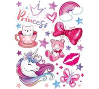 Netuno Naplamki Bügelflicken Einhorn 20 x 30 cm Kinder Flicken zum Aufbügeln Aufbügelflicken Patches Jungen Mädchen Bügel-Patches für Textilien Jeans T-Shirt Aufbügler Aufkleber zum Aufbügeln