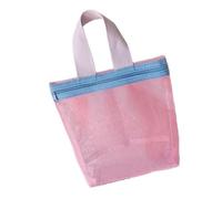 Netz-Pool-Tragetasche, Netzstoff, Strand, mit Reißverschluss, für Schwimmen, Reisen, kleine Kosmetiktasche, Handtaschen, tragbare Kulturbeutel, Damen-Strandtasche, a, Mass Beauty