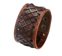 NEU 2026 UNISEX FINDINLES STELL FODE FODE BOUD Spikes Nietverstellbare Leder Armband Bangelmanschette Armband Weites Punkstil Cool Männer Schmuck Trendy Accessoires kreatives Geschenk für Frauen und