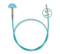 NEU Knit Pro Mindful Swivel Seile für austauschbare Rundstricknadeln, 360 ° Drehmechanismus, (150 cm (Seillänge 126 cm))