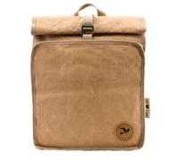 NEU PAPERO Rucksack LIZARD 21 L PRAKTISCH aus waschbarem Kraft Papier leicht, reißfest und wasserfest nachhaltig 0714637163969 _braun