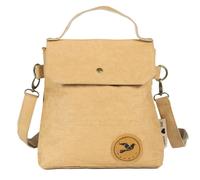 NEU PAPERO Umhängetasche aus Kraftpapier PHEASENT reißfest, wasserfest, vegan, nachhaltig 0714637163907_braun